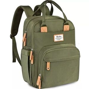 Olive Green diaper bag backpack